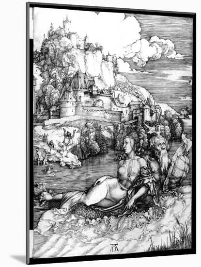 The Sea Monster, 1498-Albrecht Dürer-Mounted Giclee Print