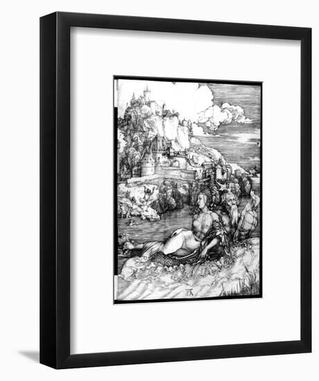 The Sea Monster, 1498-Albrecht Dürer-Framed Premium Giclee Print