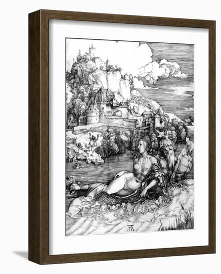 The Sea Monster, 1498-Albrecht Dürer-Framed Giclee Print