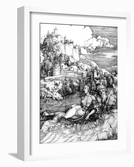 The Sea Monster, 1498-Albrecht Dürer-Framed Giclee Print