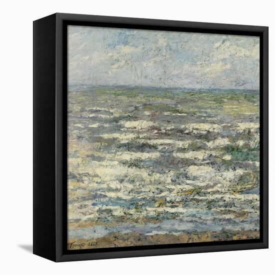 The Sea Near Katwijk, 1887-Jan Toorop-Framed Stretched Canvas