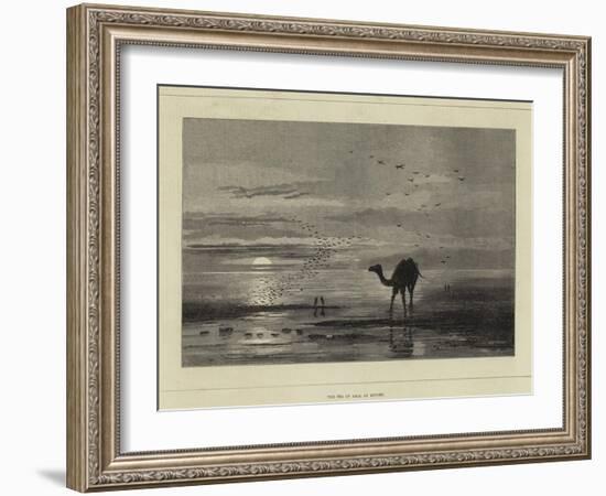 The Sea of Aral at Sunset-null-Framed Giclee Print