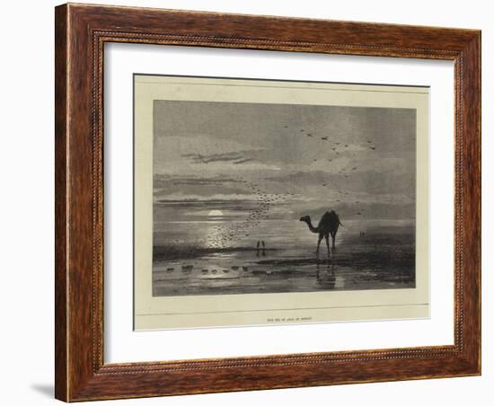 The Sea of Aral at Sunset-null-Framed Giclee Print