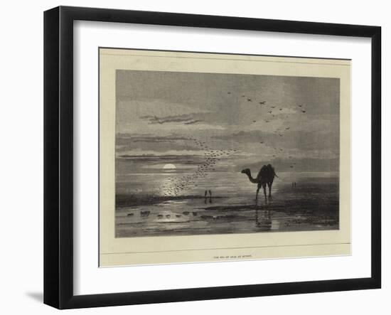 The Sea of Aral at Sunset-null-Framed Giclee Print