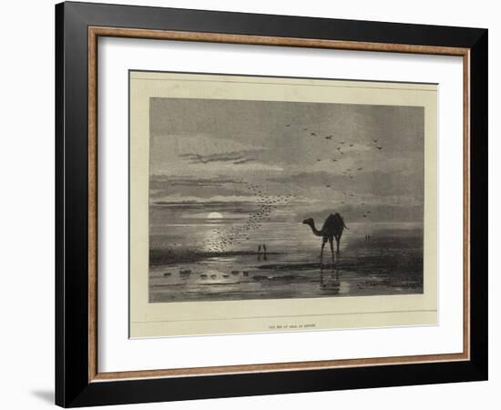 The Sea of Aral at Sunset-null-Framed Giclee Print