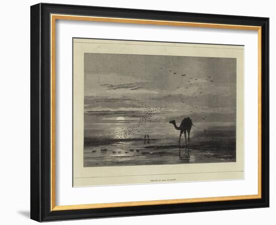 The Sea of Aral at Sunset-null-Framed Giclee Print