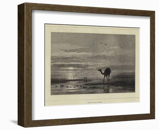 The Sea of Aral at Sunset-null-Framed Giclee Print