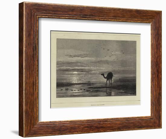 The Sea of Aral at Sunset--Framed Giclee Print