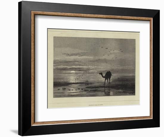 The Sea of Aral at Sunset--Framed Giclee Print