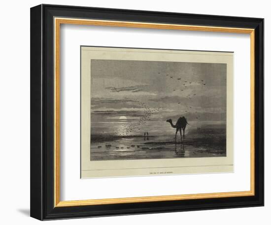 The Sea of Aral at Sunset--Framed Giclee Print