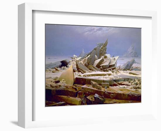 The Sea of Ice, C. 1823-1824-Caspar David Friedrich-Framed Giclee Print
