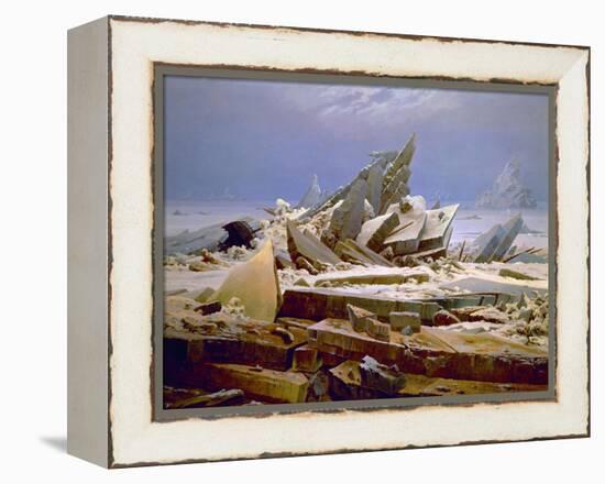 The Sea of Ice, C. 1823-1824-Caspar David Friedrich-Framed Premier Image Canvas