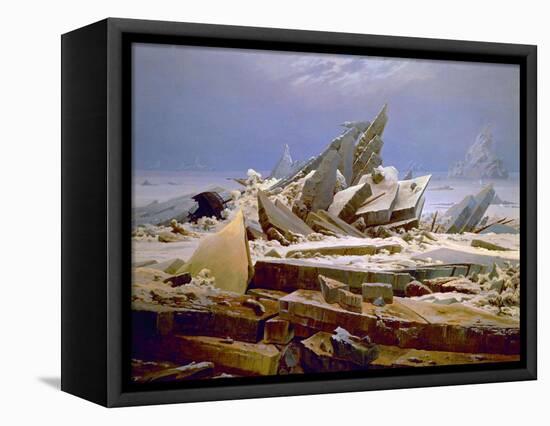 The Sea of Ice, C. 1823-1824-Caspar David Friedrich-Framed Premier Image Canvas