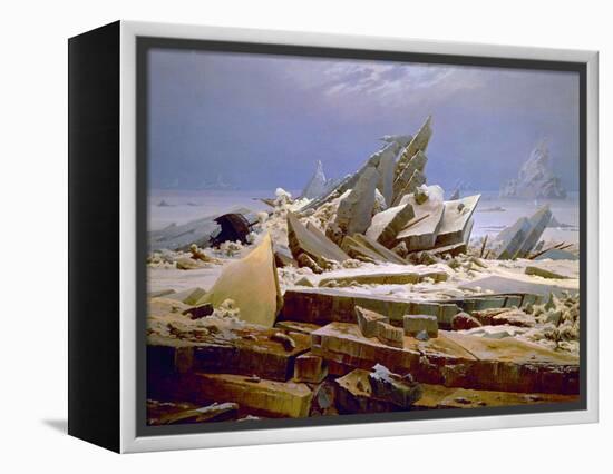 The Sea of Ice, C. 1823-1824-Caspar David Friedrich-Framed Premier Image Canvas