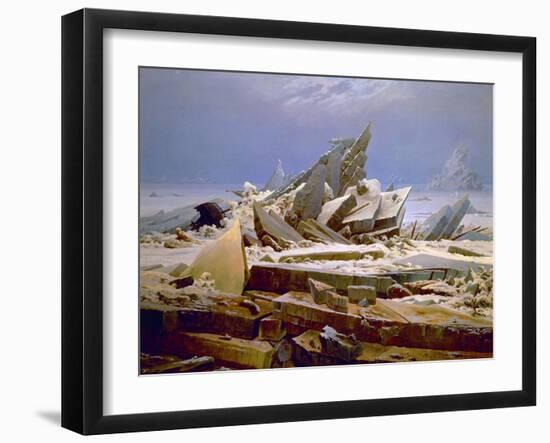 The Sea of Ice, C. 1823-1824-Caspar David Friedrich-Framed Giclee Print