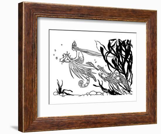 The Sea Princess-Willy Pogany-Framed Premium Giclee Print