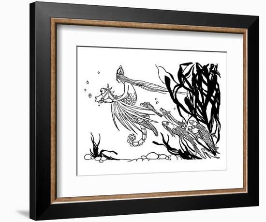 The Sea Princess-Willy Pogany-Framed Premium Giclee Print