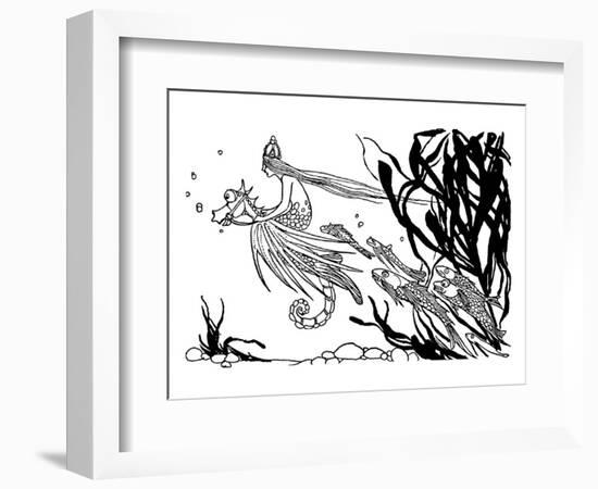 The Sea Princess-Willy Pogany-Framed Premium Giclee Print