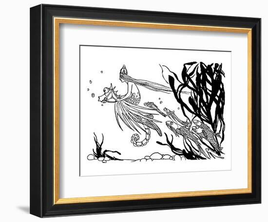 The Sea Princess-Willy Pogany-Framed Premium Giclee Print