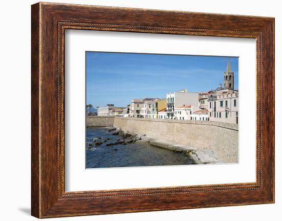 The Sea Promenade of Alghero, Sardinia, Italy, Mediterranean, Europe-Oliviero Olivieri-Framed Photographic Print