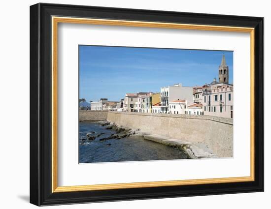 The Sea Promenade of Alghero, Sardinia, Italy, Mediterranean, Europe-Oliviero Olivieri-Framed Photographic Print