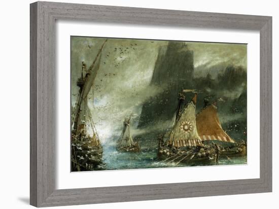 The Sea Raiders-Albert Goodwin-Framed Giclee Print