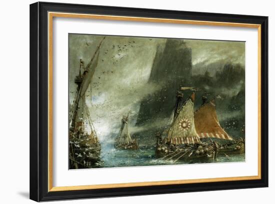 The Sea Raiders-Albert Goodwin-Framed Giclee Print