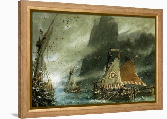 The Sea Raiders-Albert Goodwin-Framed Premier Image Canvas