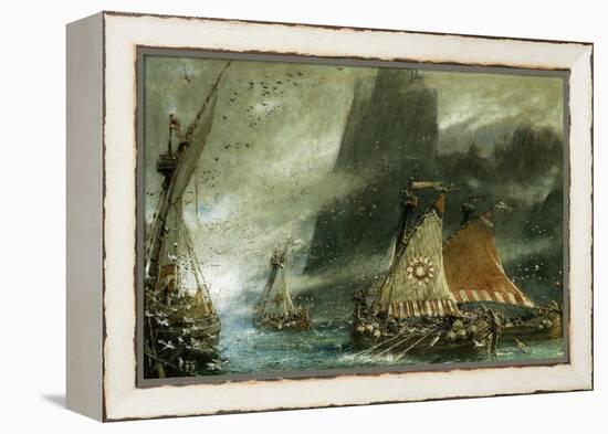 The Sea Raiders-Albert Goodwin-Framed Premier Image Canvas