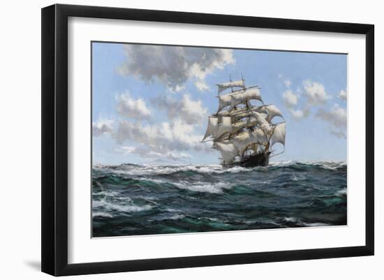 The Sea's Highway - The Australian Clipper Beltana-Montague Dawson-Framed Premium Giclee Print