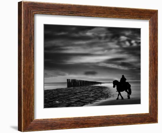 The Sea's Voice Speaks to the Soul ...-Yvette Depaepe-Framed Photographic Print