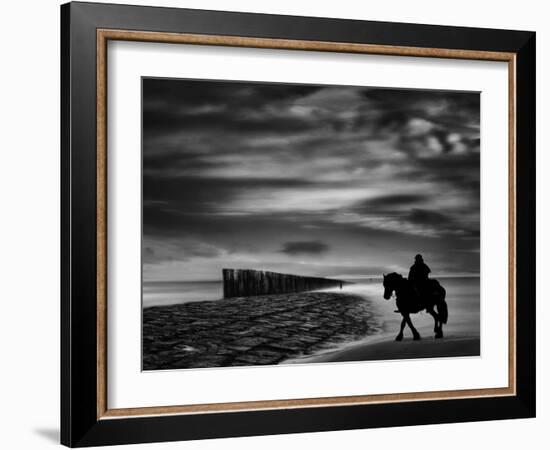 The Sea's Voice Speaks to the Soul ...-Yvette Depaepe-Framed Photographic Print