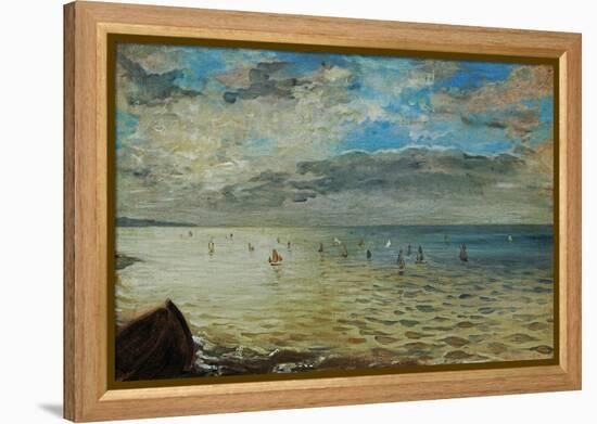 The Sea Seen from Dieppe, Ca-Eugene Delacroix-Framed Premier Image Canvas