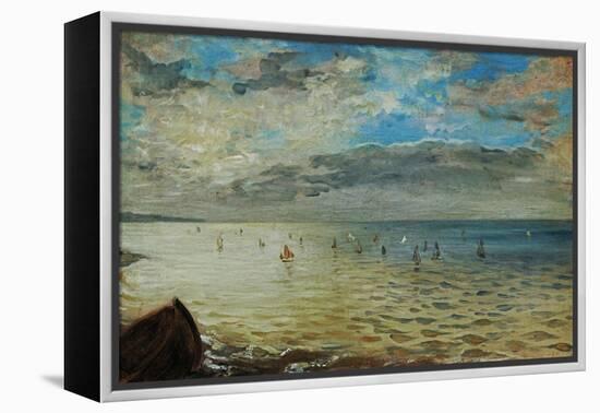The Sea Seen from Dieppe, Ca-Eugene Delacroix-Framed Premier Image Canvas