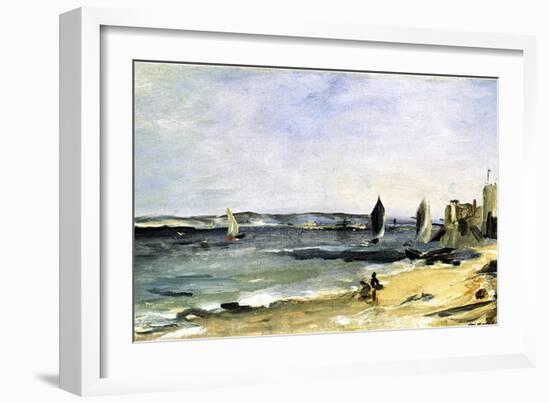 The Sea Shore, Arcachon, 1871-Edouard Manet-Framed Giclee Print