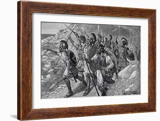 The Sea, the Sea, Illustration from 'Hutchinson's History of the Nations', 1915-Bernard Granville-Baker-Framed Giclee Print