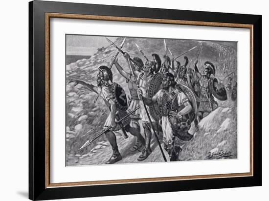 The Sea, the Sea, Illustration from 'Hutchinson's History of the Nations', 1915-Bernard Granville-Baker-Framed Giclee Print