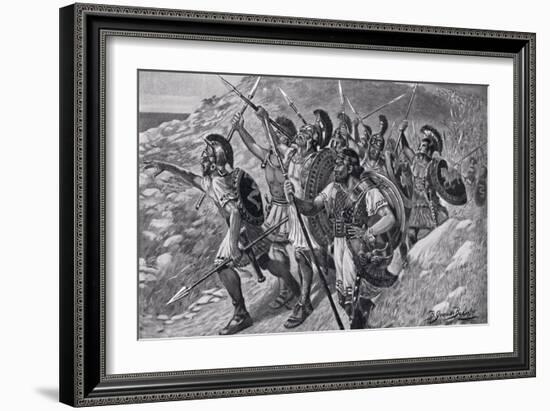 The Sea, the Sea, Illustration from 'Hutchinson's History of the Nations', 1915-Bernard Granville-Baker-Framed Giclee Print