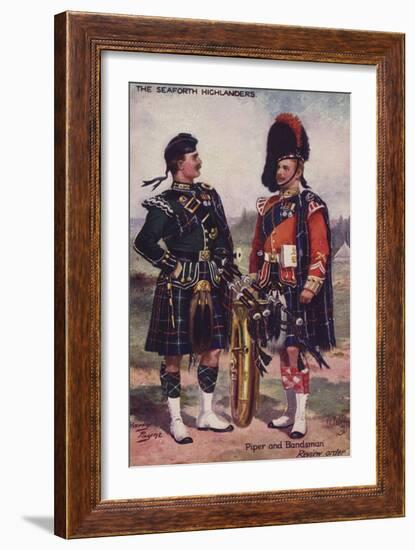 The Seaforth Highlanders-Henry Payne-Framed Giclee Print