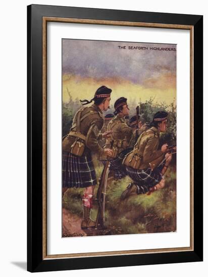 The Seaforth Highlanders-Henry Payne-Framed Giclee Print