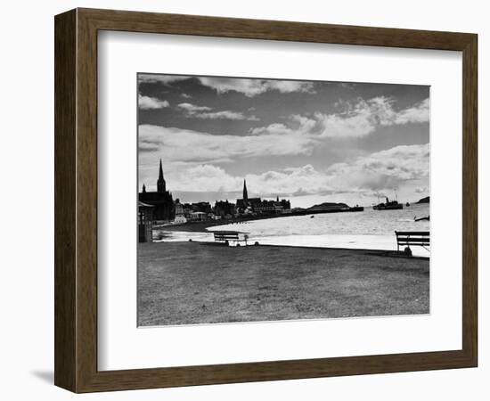 The Seafront at Largs Scotland-null-Framed Photographic Print