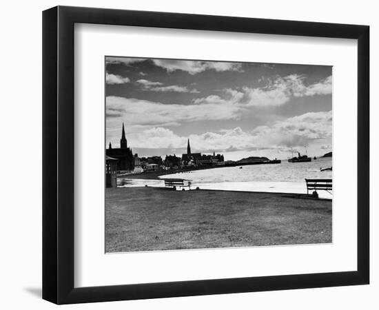 The Seafront at Largs Scotland-null-Framed Photographic Print