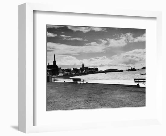 The Seafront at Largs Scotland-null-Framed Photographic Print