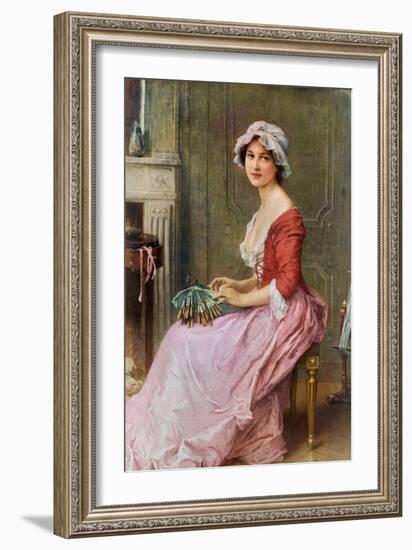 The Seamstress, Late 19th or Early 20th Century-Charles Amable Lenoir-Framed Giclee Print