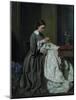 The Seamstress-Charles Baugniet-Mounted Giclee Print