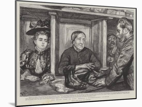 The Seamy Side of Life, Behind a Pawnbroker's Counter-Charles Paul Renouard-Mounted Giclee Print