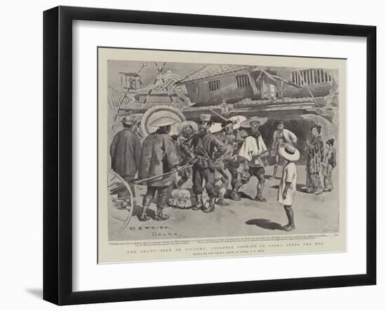 The Seamy Side of Victory, Japanese Coolies in Osaka after the War-Charles Edwin Fripp-Framed Giclee Print