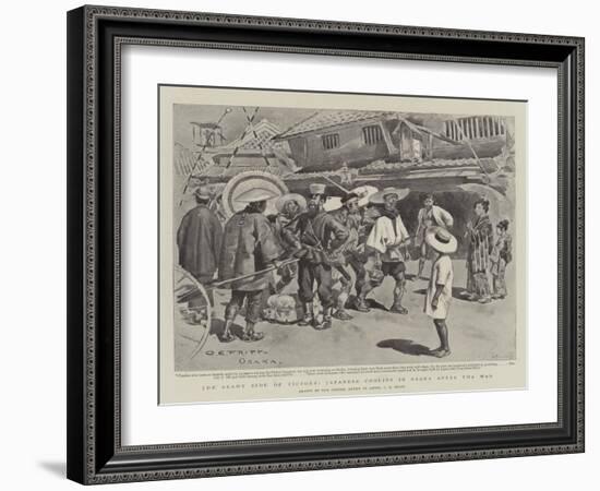 The Seamy Side of Victory, Japanese Coolies in Osaka after the War-Charles Edwin Fripp-Framed Giclee Print