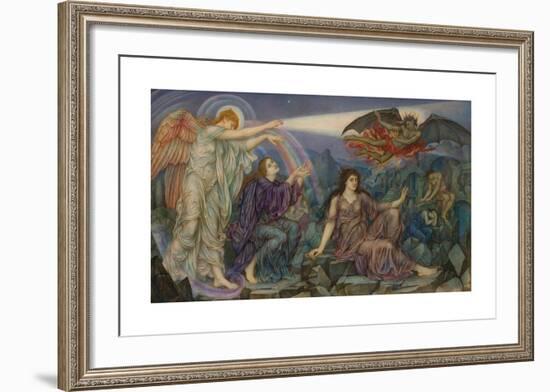 The Search-Light-Evelyn De Morgan-Framed Premium Giclee Print