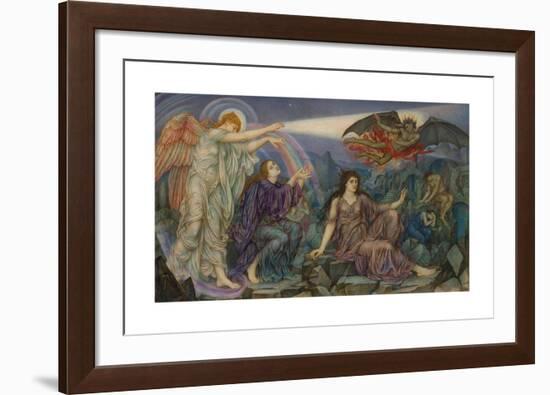 The Search-Light-Evelyn De Morgan-Framed Premium Giclee Print